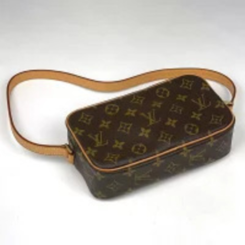 Louis Vuitton Monogram Bag Brown Cite Pochette Hobo Brown